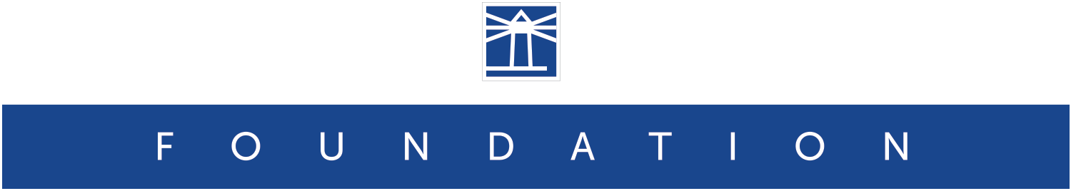 Horizontal logo with white text
