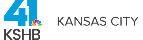 41 KSHB logo with Kansas City written beside it in black text