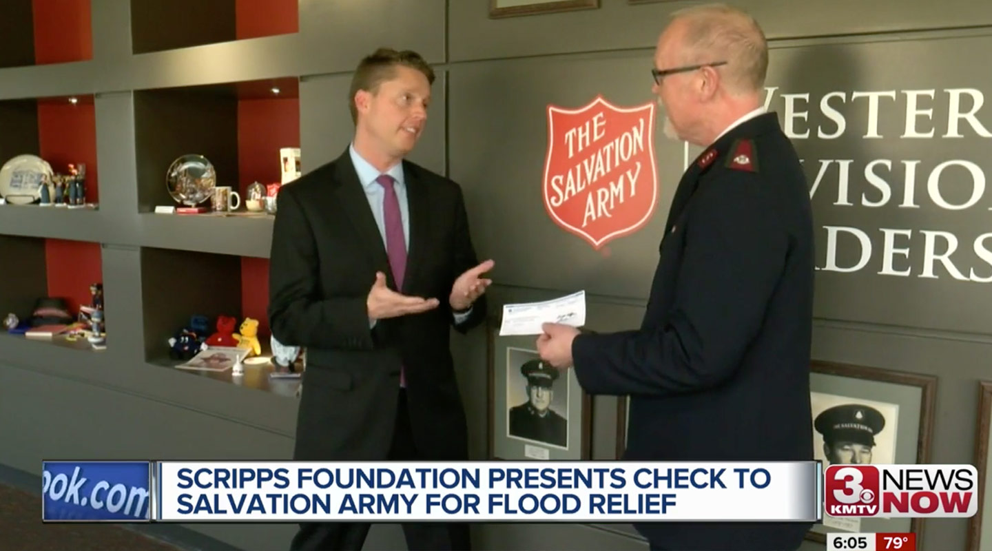 Photo from the KMTV Scripps Foundation Salvation Army segment