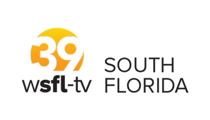 Black wasfl-tc South Florida logo with a yellow 39 over it