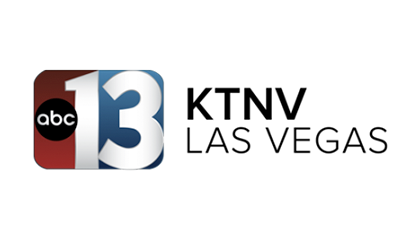 ABC 13 KTNV Las Vegas news station logo with a transparent background