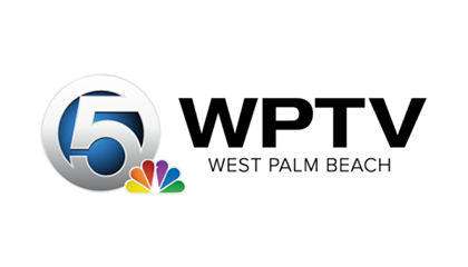 WPTV5 West Palm Beach news station logo with a transparent background