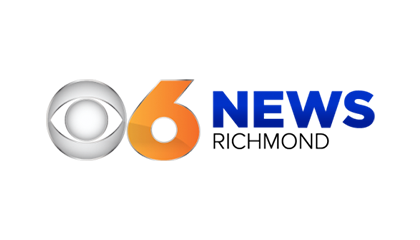 CBS 6 News Richmond news station logo with a transparent background