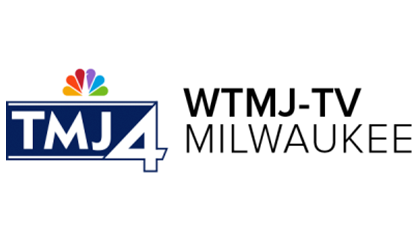 TMJ4 WTMJ-TV Milwaukee news station logo with a transparent background