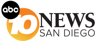 ABC 10 News San Diego news station logo with a transparent background