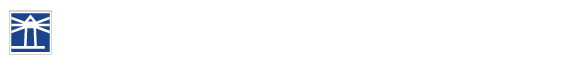 Horizontal logo with white text