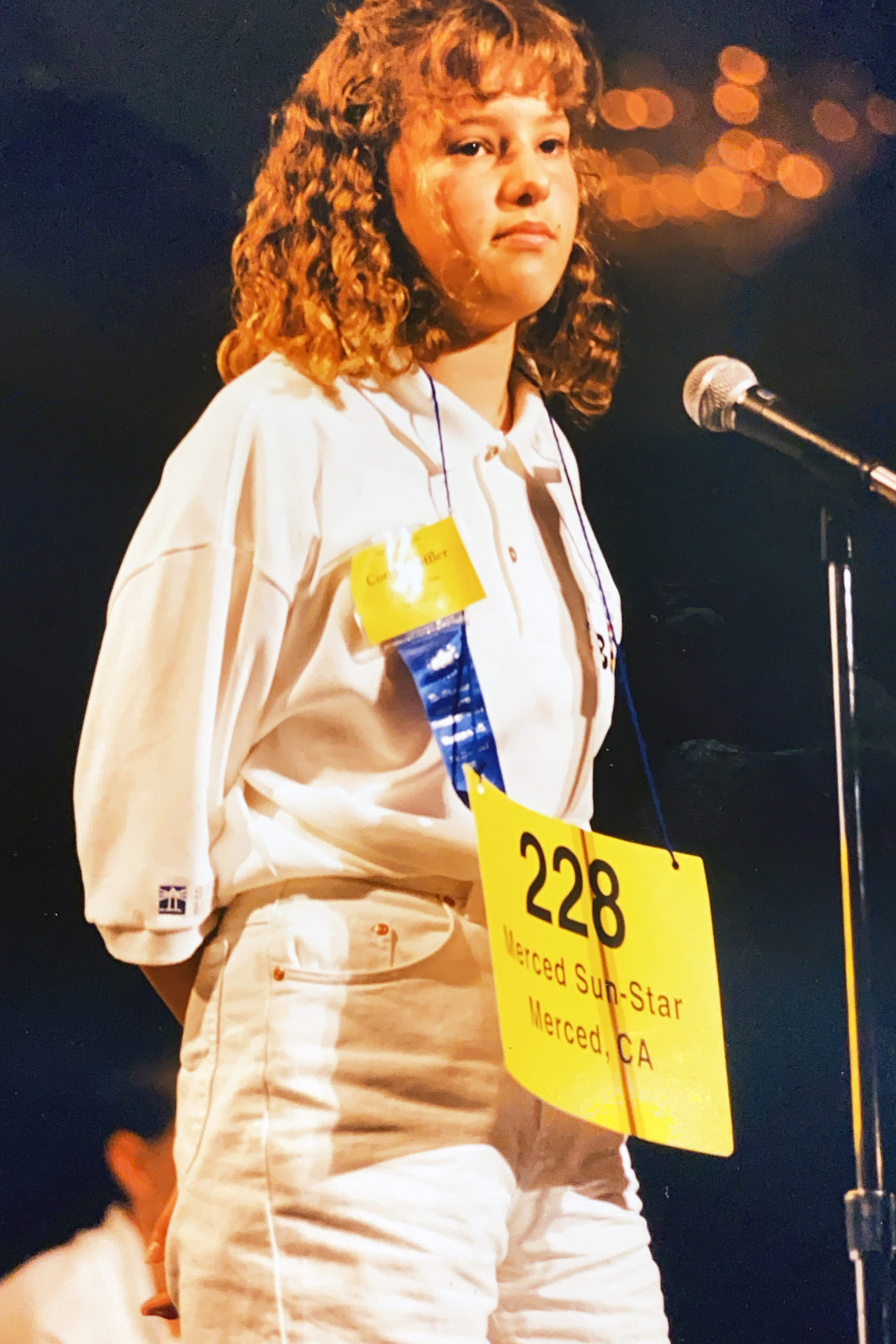 Corrie Loeffler competed in the Scripps National Spelling Bee representing Merced County, California.