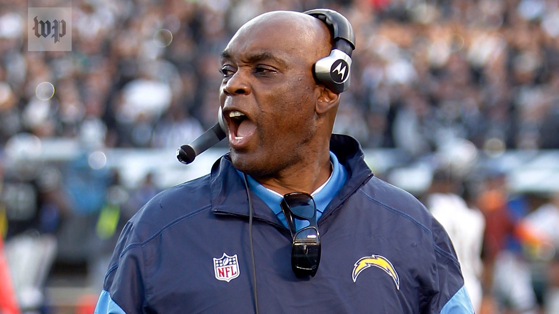 This is an image of the head coach of the NFL team The San Diego Chargers.