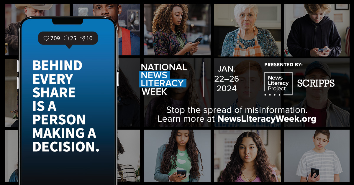 As millions of Americans prepare to vote in local, state and federal elections this year, National News Literacy Week 2024 highlights the importance of news literacy and local news in a healthy democracy.